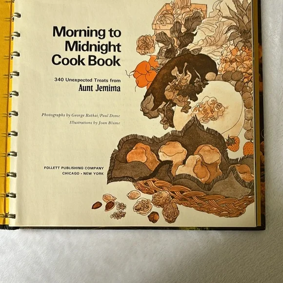 Vintage Aunt Jemima Cook Book - Morning to Midnight, collectible old recipes - Picture 7 of 16